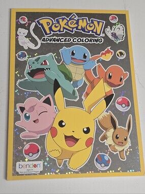 Pokemon Yellow Advanced Coloring Book